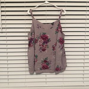 Torrid Purple Floral Tank